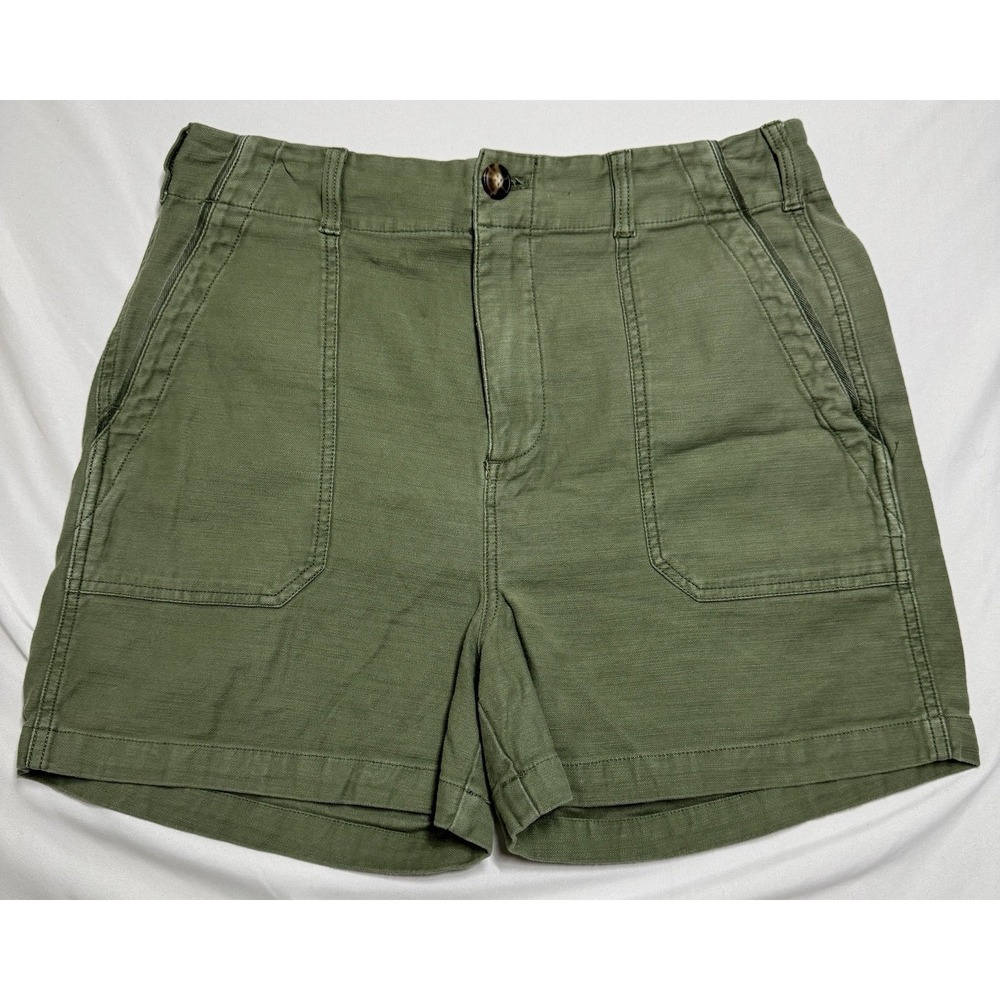 Faherty Stretch Surplus Green Shorts Womens Size 30